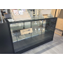 KIOSK Counter Glass Showcase Black 500(D)x950(H)mm