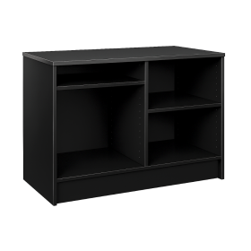 KIOSK Solid POS Counter Black