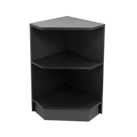 KIOSK Corner Counter Black 500x500x950mm