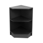 KIOSK Corner Counter Black 500x500x950mm