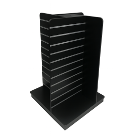 Slat Panel Gondola 4 Way 900x900x1320 Black
