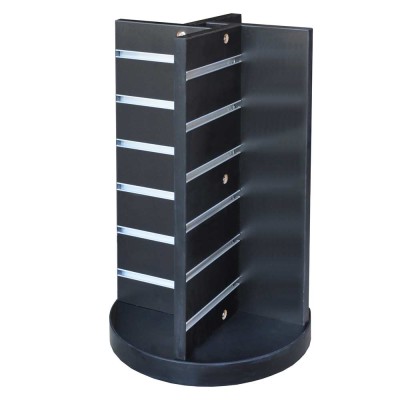 Countertop 4 way Slat Panel Spinner Black