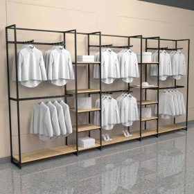 Noosa Modular System - VISION 3 - Oak Shelves