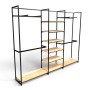 Noosa Modular System - VISION 4 - Oak Shelves