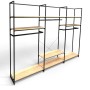 Noosa Modular System - VISION 5 - Oak Shelves