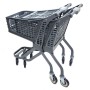 Plastic Shopping Trolley 100L – Lightweight Cart
