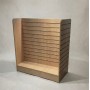 Slat Panel Gondola H Shape Tavern Oak