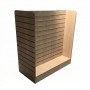 Slat Panel Gondola H Shape Tavern Oak