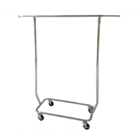 Commercial Heavy Duty MINI Salesman Clothes Rack Chrome