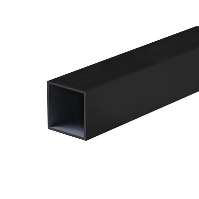 Square Tube 25x25mm 3000mm Black