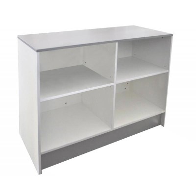 KIOSK Solid POS Counter White