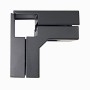 Elbow Connector for 25x25mm square tube Black
