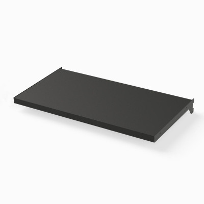 Timber Shelf with Brackets for Noosa Wall System - Black