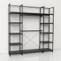 Noosa Modular System - VISION 2 - Black Shelves