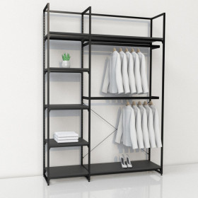 Noosa Modular System - VISION 1 - Black Shelves