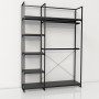 Noosa Modular System - VISION 1 - Black Shelves