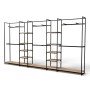 Noosa Modular System - VISION 3 - Black Shelves