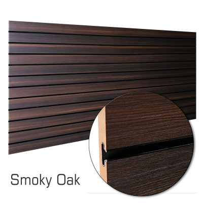 Slatwall Panel Smokey Oak 2400x1200