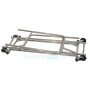 Commercial Heavy Duty Double Salesman Clothing Rack Chrome