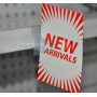 Perpendicular Shelf Talker for Data Strips