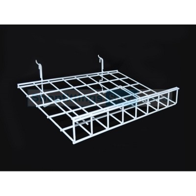 Angled Wire Shelf with Lip