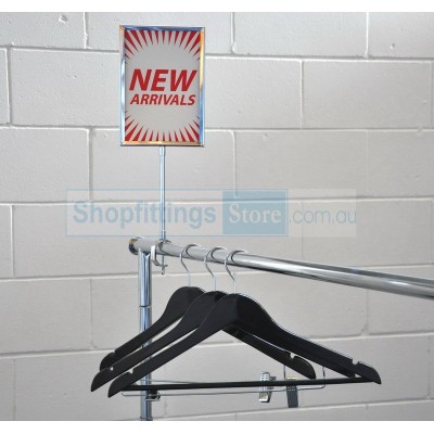 Metal Sign Holder with Clamp