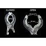 Clamp Sign Holder Clip 160 mm