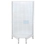 Metal Gondola Shelf with 2 Brackets