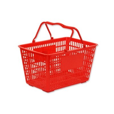 Plastic Shopping  Basket 20L Red