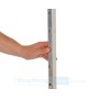 Heavy Duty Straight Clothing Rack Chrome
