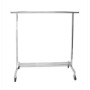 Heavy Duty Straight Clothing Rack Chrome