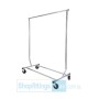 Commercial Heavy Duty Salesman Clothes Rack Chrome