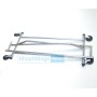 Commercial Heavy Duty Salesman Clothes Rack Chrome