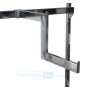 Wall Strip Crossbar Stepped Arm Chrome