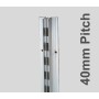 Concealed Aluminum Stripping Double 2400mm