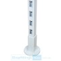 Slotted Post 30x30mm 50mm Pitch