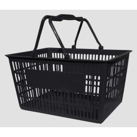 Plastic Shopping  Basket 20L Black