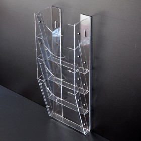 Acrylic Wall Mounted Brochure Holder 4XA4