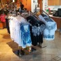 2 Way Clothing Rack With Straight and Waterfall Arms