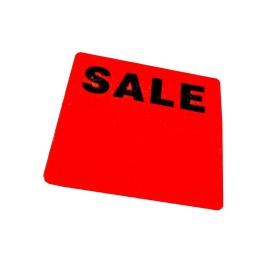 Square "SALE" Writable Sale Stickers 