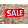 "SALE" Small PVC Sale Banner (incl. ropes)