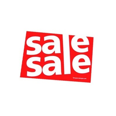 "SALE SALE" Stickers - 100 per roll 