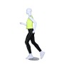 Female Running Mannequin White Mat