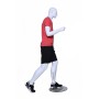 Male Running Mannequin White Mat