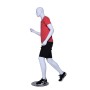 Male Running Mannequin White Mat