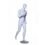 Male Running Mannequin White Mat
