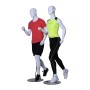 Male Running Mannequin White Mat