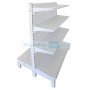 Double Sided Flat Back Gondola White