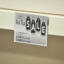 Flat Data Strip Sign Holder with two Margents 93mm 