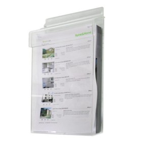 Outdoor Hinged Wall Brochure Holder
